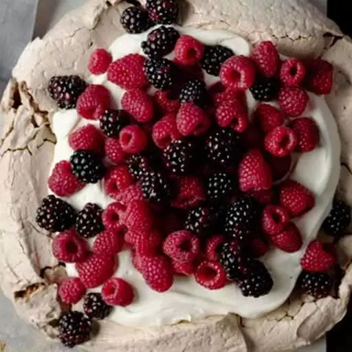 Pavlova Chocolate and Berry’s