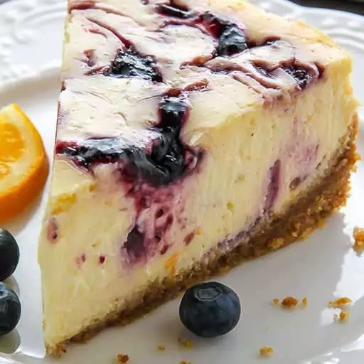 Blueberry & Lemon Cheesecake