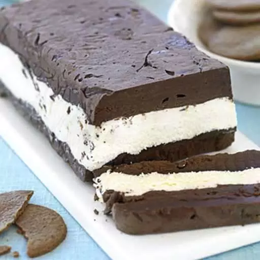 White & Dark Chocolate Terrine