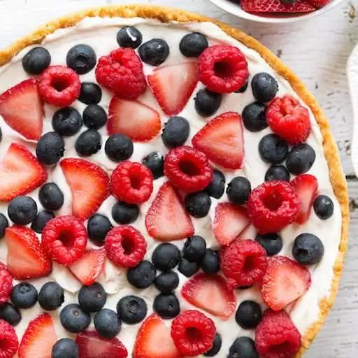 Triple Berry Cream Pie