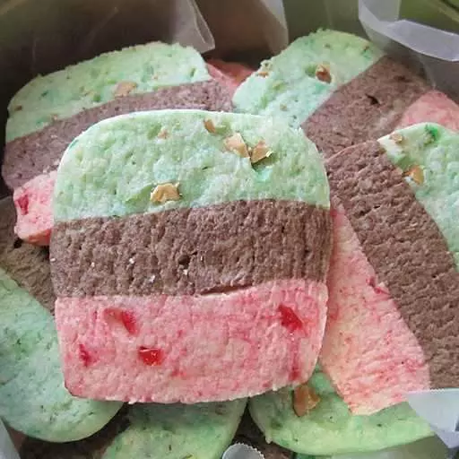Italian Spumoni Cookies
