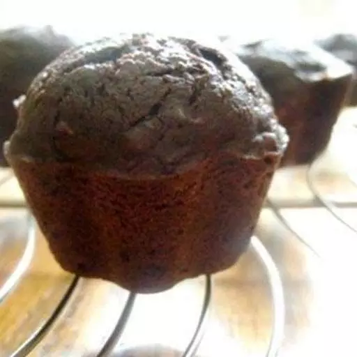 No Fat Chocolate Zucchini Muffins