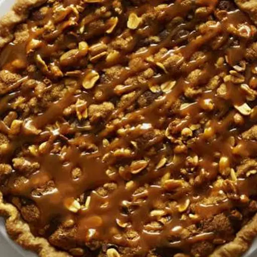 Caramel Peanut Butter Fudge Pie