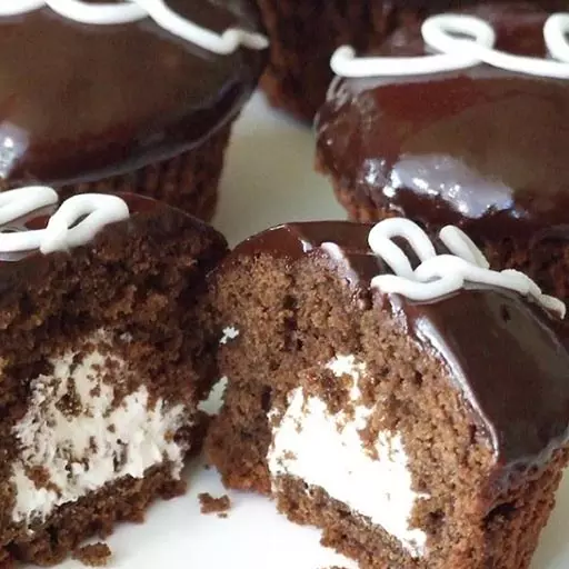 Down South Cream Filled Cupcakes