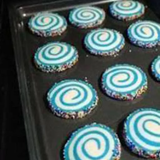Dizzy Dreidel Cookies