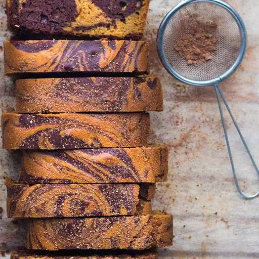 Low Cal Chocolatey Peanutty Swirl Cake