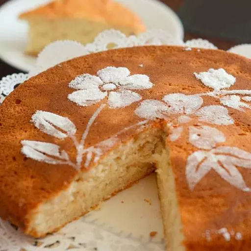 Eggless Sponge Cake