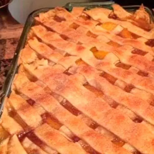 Hot Peach Cobbler
