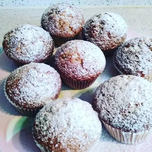Маффины с грецкими орехами