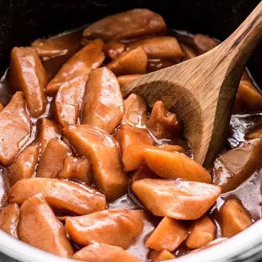 Crock Pot Baked Sliced Apples