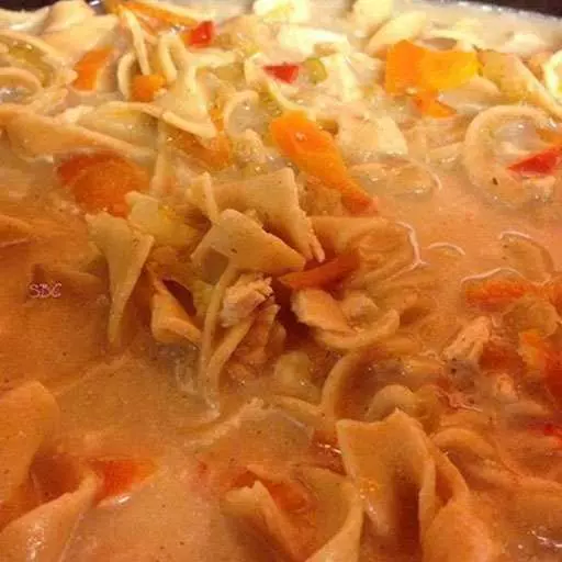 Creamy Crock Pot Chicken Noodle Soup