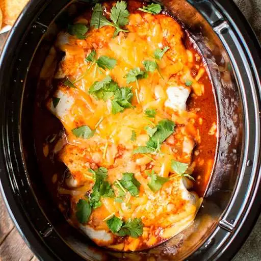Crock Pot Smothered Burritos