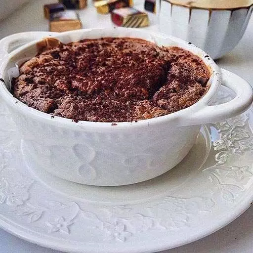 Запечённая шоколадная овсянка