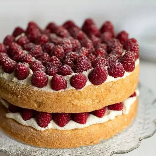 Raspberry Layer Cake