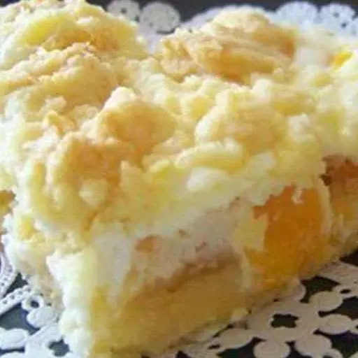 Cream Cheese Peach Pie Delight