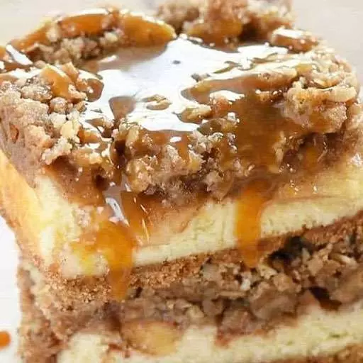 Dutch Apple Cheesecake Pie Bars