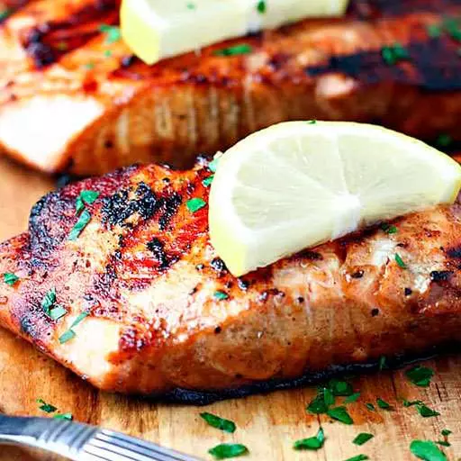 Tamari Brown Sugar Glazed Salmon