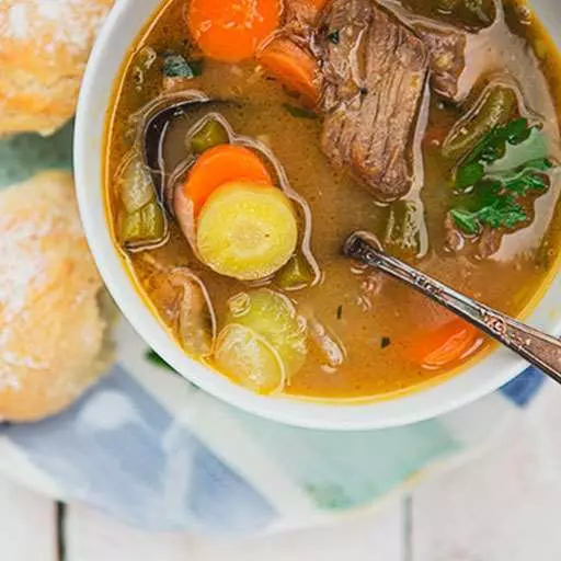 Garden Vegetable Beef Soup
