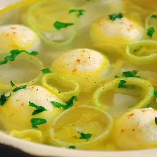 Украинский суп с галушками