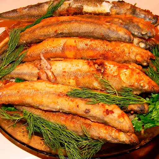 Запеченная корюшка